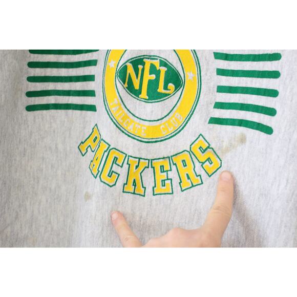 Vintage Green Bay Packers Football Sweatshirt XL - Picture 3 of 6